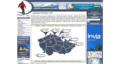 Desktop Screenshot of lyzarska-strediska.cz